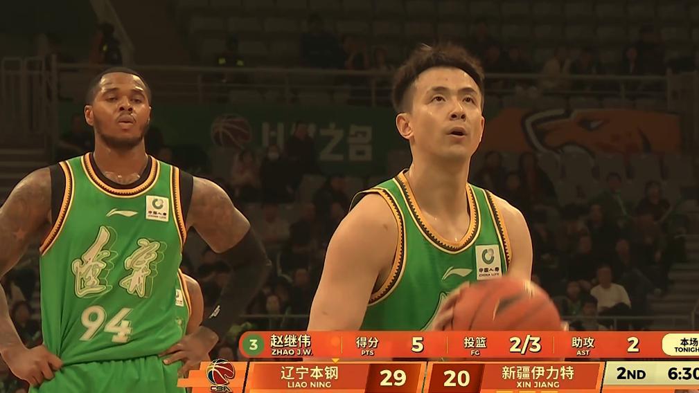 在线娱乐-赵继伟7+1+2满血复活!亨特0分1板3助攻1抢断渐入佳境,辽篮领先8分